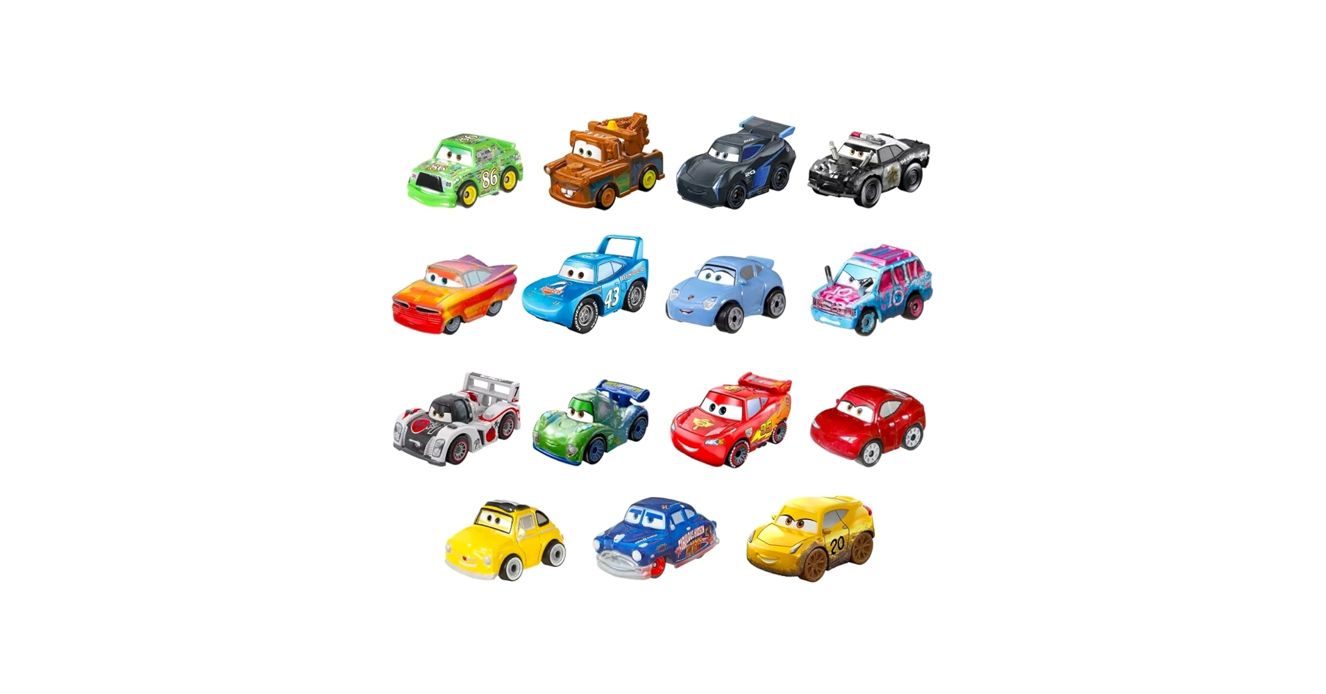 MINI JACK 50thミニカーセット 15台 Amazon | カーズ 2022 マテル ミニレーサーズ ダイキャスト